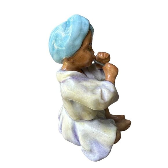Royal Worcester Children of the Nations Porcelain Figurine Swami India 3.25" - Picture 3 of 8